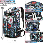 Gym Duffle Bag Backpack with Shoe Compartment,4 ways Travel Backpack for Women and Men,Multi-Functional Weekender bag with Waterproof Layer&Laptop Compartment for Fitness, Travel,Camping