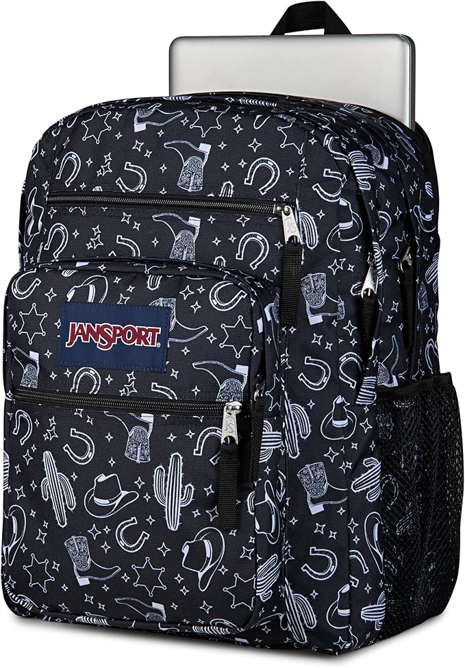 JanSport Laptop Backpack - Computer Bag with 2 Compartments, Ergonomic Shoulder Straps, 15” Laptop Sleeve, Haul Handle - Wild West Escape