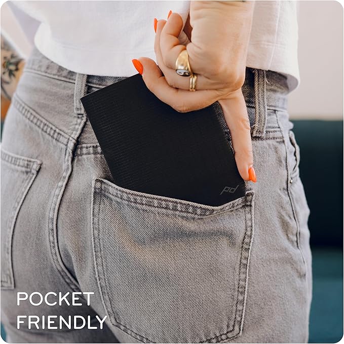 Peak Design Passport Wallet, Black, Ultra-Slim Profile, Weatherproof TerraShell Fabric, RFID Blocking, Minimalist Design and Magnetic Closure, with Quick Access Passport Sleeve