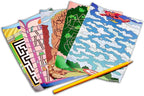 TS Shure by Bendon Travel Games Mazes Mini Activity Tin with 20 Illustrated Activity Sheets and Pencil and Tin 50438