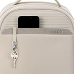 Samsonite Paralux Everyday Backpack - Laptop & Tablet Backpack with 5 Compartments, Removable TecKit™ Pouch, Microsuede Trim, Water Bottle Pockets - Work, Commute & Travel Bag - Stone Grey