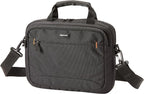 Amazon Basics 11.6 inch Laptop Bag with Shoulder Strap and Handle, Briefcase with Large Capacity Compartments for Tablets and Accessories, Black, 1-Pack
