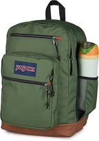 JanSport Cool Backpack with 15-inch Laptop Sleeve, Large Computer Bag Rucksack with 2 Compartments, Ergonomic Straps, Cargo Green
