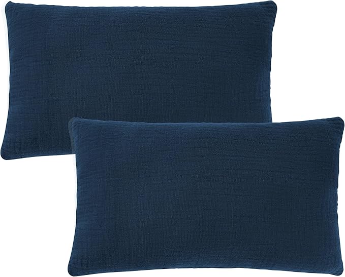 Marrywindix Tiny Pillow 2 Pack Small Pillow 9.5 x 5.5 in Travel Pillows Soft Pet Pillows for Camping Travel Sleeping Bed Sofa Neck Knee Wrist Support(Black)