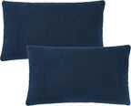 Marrywindix Tiny Pillow 2 Pack Small Pillow 9.5 x 5.5 in Travel Pillows Soft Pet Pillows for Camping Travel Sleeping Bed Sofa Neck Knee Wrist Support(Black)