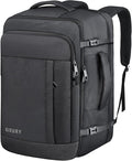 55L Carry On Backpack, Extra Large Travel Backpack for Men & Women, Expandable 60L Big Capacity Bag For Airplanes, Travel Gifts for Men Women, Fits 18.4 Inch Laptop, Luggage Suitcase Daypack, Black