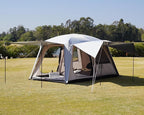 Vidalido 4-6 Person Camping Tent with 3 Door 2 Room Large Family Cabin Tents, Double Layer Waterproof Portable Glamping Tent, Big Tents for Outdoor Camping Hiking and Backpacking