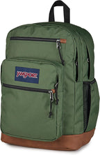 JanSport Cool Backpack with 15-inch Laptop Sleeve, Large Computer Bag Rucksack with 2 Compartments, Ergonomic Straps, Cargo Green