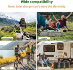 28W Portable Solar Panel Charger,Foldable Solar Charger with Dual USB Output, Lightweight ETFE Solar Panel for Camping,Hiking,Backpacking,Travel,RV and Emergency Use