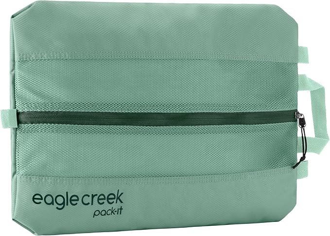 Eagle Creek Pack-It Reveal Shoe Sack - Breathable Shoe Storage Sack for Optimizing Luggage Space - Quick-Drying Material - Lightweight - Translucent Fabric - Washable - Ventilate