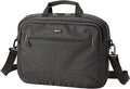 Amazon Basics 15.6 in Laptop Bag with Shoulder Strap and Handle, Large Capacity, Spacious Compartments, Black