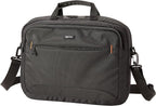 Amazon Basics 15.6 in Laptop Bag with Shoulder Strap and Handle, Large Capacity, Spacious Compartments, Black