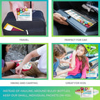 First Aid Emergency Medical Kit Mini and Travel Size - | Great for Kids, Schools, Business, Hiking, Camping | Wound Care Products (Abstract) (3)
