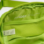 Pander Two Way Zipper Fanny Pack Nylon Everywhere Belt Bag for Women, Water Repellent Waist Packs, Crossbody Bags with Adjustable Strap(Grape Green).