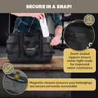 Cache Taxi-Way Tactical Mesh Tote Bag, Large Gym & Travel Bag with MOLLE Webbing (35L), Multi-Pocket Storage, Water Bottle Holder, Magnetic Closure