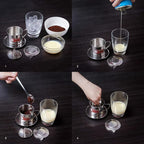 Vietnamese Coffee Filter Maker Press. Screw Down Phin Made in Vietnam. Authentic (1, Medium (8 oz))