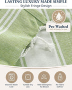 LANE LINEN Turkish Towels Set of 6, Beach Towels Oversized, Pre-Washed Pool Towel, Extra Large Beach Towel, Sandproof Beach Towel, Absorbent Travel Towel,39"x71" - Beach Party