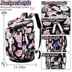 Gym Duffle Bag Backpack with Shoe Compartment,4 ways Travel Backpack for Women and Men,Multi-Functional Weekender bag with Waterproof Layer&Laptop Compartment for Fitness, Travel,Camping
