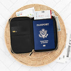 Beautiful Passport Holder for Travel with Wristlet Strap - All-in-One Wallet for Women with Card Slots and Tassel Keychain - Perfect RFID Blocking Case to Keep Your Travel Documents Organized & Safe