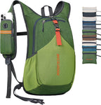 BECOJADDE 20L Small Hiking Backpack for Men Women Foldable Packable Back Pack Ultralight Hiking Daypack for Travel Camping Outdoor, Olive Green