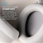 JLab JBuds Lux ANC, Over Ear Headphones, Active Noise Cancelling, Bluetooth, Cloud White