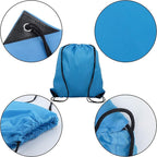20 Colors Drawstring Backpack Bags Sack Pack Cinch Tote Sport Storage Polyester Bag for Gym Traveling