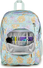 JanSport Laptop Backpack - Computer Bag with 2 Compartments, Ergonomic Shoulder Straps, 15” Laptop Sleeve, Haul Handle - Faded Floral Fresh Mint
