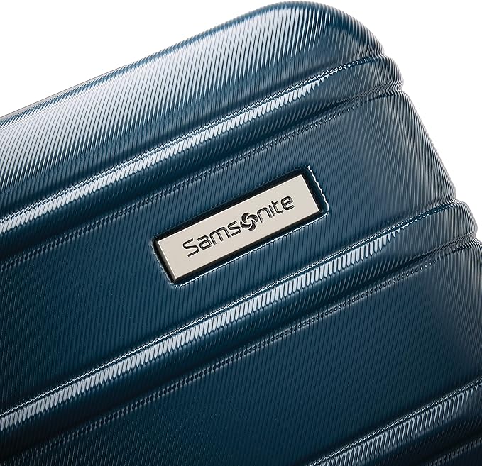 Samsonite Omni 2 Hardside 3 Piece Set - Includes Global Carry-On, Medium, & Large Checked Suitcases - 360° Dual Spinner Wheels - Integrated TSA Lock & Expansion - Amazon Exclusive - Nova Teal