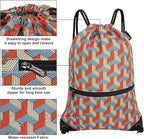 HOLYLUCK Drawstring Backpack Bag Sport Gym Sackpack