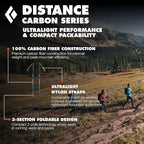 BLACK DIAMOND Distance Z Trekking Poles (Pair) | Ultralight | Foldable Z-Pole Design | Trail Running & Hiking Stability