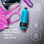Nonaste Zen Fresh Activewear Laundry Detergent (32 Fl Oz, Pack of 1) – High Performance Detergent, Eliminates Trapped Sweat & Odors | Laundry Safe for Fabrics and Sportswear, Fresh Scent, 32 Loads