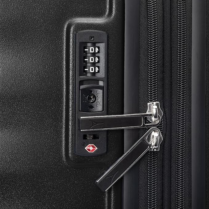 Travelpro Maxlite Air V2 Hardside Expandable Carry on Luggage, 8 Spinner Wheels, Lightweight Hard Shell Suitcase, TSA lock, Black, Carry On 20-Inch