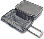 American Tourister Stratum 2.0 Expandable Hardside Luggage with Spinner Wheels, Slate Blue, Carry-on