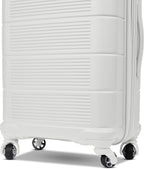 American Tourister Stratum 2.0 Expandable Hardside Luggage with Spinner Wheels, Carry-On, White