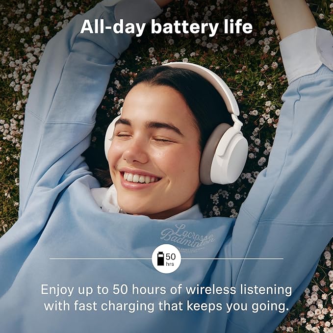 Sennheiser ACCENTUM Wireless Bluetooth Headphones Noise Cancelling - Up to 50HR Playtime, Hybrid Noise Cancelling (ANC), All-Day Comfort, Bluetooth Over Ear Headphones for School, Traveling, Black