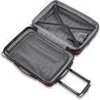 Samsonite Omni 2 Hardside Expandable Luggage with Spinner Wheels, 3-Piece Set (19/24/28), Natural Merlot