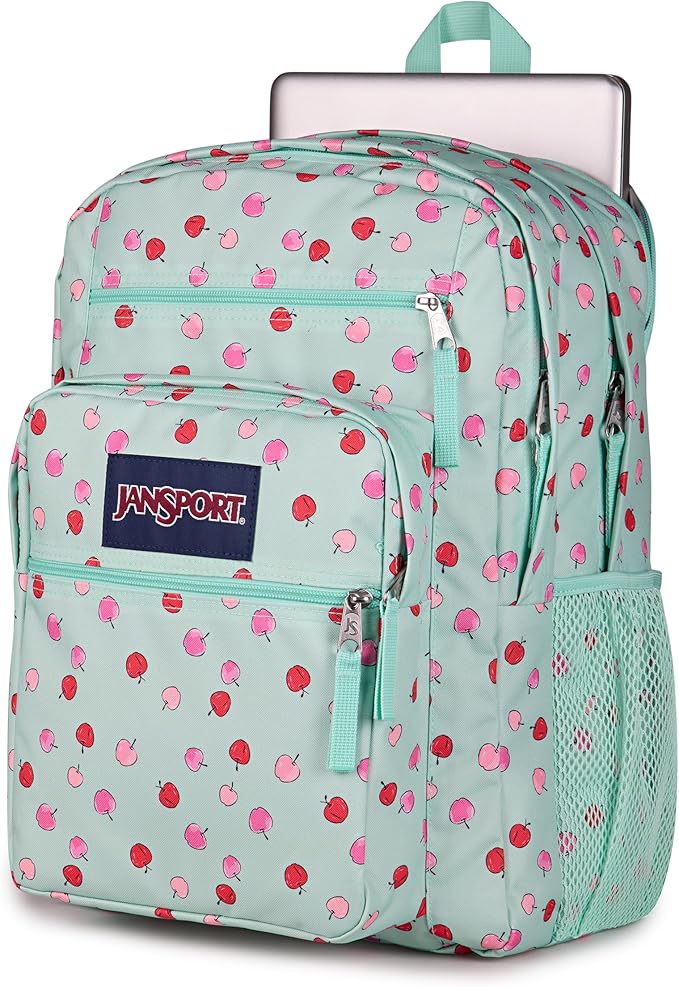 JanSport Laptop Backpack - Computer Bag with 2 Compartments, Ergonomic Shoulder Straps, 15” Laptop Sleeve, Haul Handle - Apple Orchard