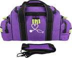 Lightning X MB30-SKC Large EMT Trauma Kit | Fully Stocked First Responder Bag w/ 240+ Supplies | EMS Fire Police Office Sports Team Emergency Medical Kit - Purple