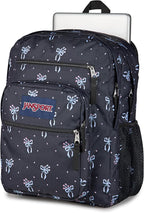 JanSport Laptop Backpack - Computer Bag with 2 Compartments, Ergonomic Shoulder Straps, 15” Laptop Sleeve, Haul Handle - Pastel Petals - Black