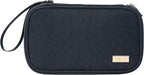 NISHEL Travel Cord Organizer Case, Double Layers Tech Electronic Bag, Essentials for Charger, Cable, Phone, Flash drive, Medium, Black