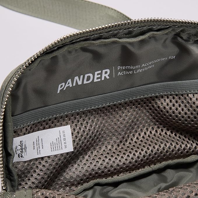 Pander Everywhere Belt Bag for Women, Fashion Waist Packs, Crossbody Bags, Everywhere Belt Bag with Adjustable Strap (Grey Sage).