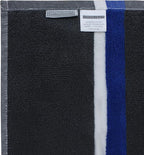 COTTON CRAFT Hooded Beach Towel – Oversized 39 x 68 Towel with Hood for Adults - 100% Ringspun Cotton Velour Terry Towel Stripe Bath Wrap - Super Soft Plush Absorbent Quick Dry – 450 GSM – Cancun Blue