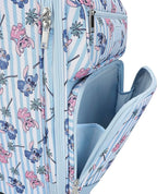 Bioworld Disney Stitch & Angel Ice Cream Blue 20" Adult Softside Rolling Luggage