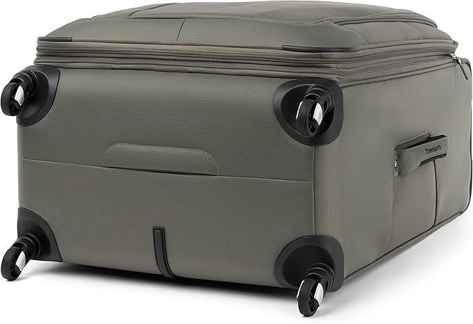 Travelpro Maxlite 5 Softside Expandable Luggage with 4 Spinner Wheels, Lightweight Suitcase, Men and Women, Slate Green, Checked-Large 29-Inch