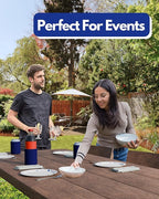PartyPrints 200 Pack Navy Blue Blank Can Cooler Sleeves, Customizable Bulk Insulated Foam for Beer, Collapsible Plain Drink Holder, Cold Soda Insulator, 12oz Regular, 16oz Tall Cans