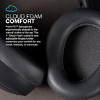 JLab, JBuds Lux ANC, Over Ear Headphones, Active Noise Cancelling, Bluetooth, Spatial Audio, Graphite