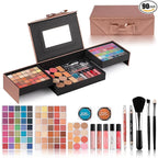 Hot Sugar Makeup Kit for Teenagers, Beginner Makeup Gift Set for Women Full Makeup Kit (Bronze)