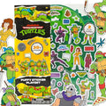 Teenage Mutant Ninja Turtles® Puffy Sticker Playset, Includes 30 Reusable TMNT Stickers & Double-Sided Play Scene, Classic Teenage Mutant Ninja Turtles Toys, Great Travel-Friendly Kids Activities
