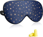 Silk Sleep Eye Mask for Men Women, Comfortable Super Soft Eye Mask with Adjustable Strap, 100% Pure Silk, Works with Every Nap Position, Ultimate Sleeping Aid Blindfold, Blocks Light, Jersey Slumber
