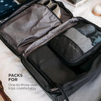 NOMATIC 20L Travel Pack - Mens Travel Backpack - Expandable to 30L - Water Resistant Daypack - TSA-Ready - Lightweight Business Traveling Backpack for Men - 16" Laptop Compartment